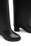 Carina Clara Women's Detachable Legging Detailed Heeled Boots 0012900 Black Skin - 5