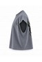Attack on Titan Levi Ackerman Crouching Figure Printed Boxy Oversize Sleeveless T-Shirt - Anthracite - 3