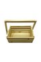 Natural Wooden Organizing Basket Wooden Bathroom Kitchen Basket (Ash - Linden)(2 Pieces) - 4