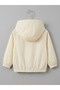Baby Girl Raincoat Windbreaker with Ruffle Detail, 100% Cotton Inner Lining, Hooded Raincoat Windbreaker - 3