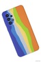 Spt-Gld Newface Galaxy A53 5g Case Ebruli Launch Silicone (140753) - Blue-Orange - 2