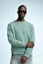 Men's Embroidered Shiny Çağla Sweatshirt - 6