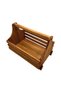 Natural Wooden Organizing Basket Wooden Bathroom Kitchen Basket (Ash - Linden)(Walnut)(5 Pieces) - 2