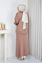 Women's Mercerized Skirted Double Knitwear Suit - 6