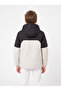 Children's Block Color Water and Wind Proof Fur Lined Coat Jacket - 3