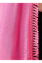 Tassle Trim Cover-Up Pink - 5