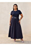 2IN1 KNIT WOVEN DRESS - 2