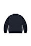Men's Large Size Melange Navy Blue Vento Pocket Knitwear Cardigan 3Xl-4Xl-5Xl-6Xl - 5