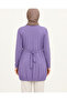 Women's Belted Hijab Cardigan - 2