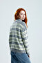 Striped Polo Collar Knit Sweater - 5