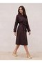 CONTRAST LINING NOTCH COLLAR TRENCH - 2