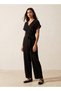Youth Textured Wrap Jumpsuit with Tie-Up Belt - 4