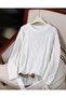 Women's Crew Neck Stylish Knitwear Sweater - 4