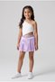 White Lilac Short Skirt Girl Child Dance Costume - 4
