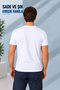 Men's Crew Neck Short Sleeve Undershirt (Tutku Authorized Seller) 100% Cotton 3 Pieces – White - 4