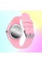 Round Analog Kids Watch Printed Silicon Strap Water Resistant, Lightweight & Durable-Pink - 2