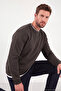 Cotton Relaxed Fit Crew Neck Sweat Men's Sweat 5901257 - 6