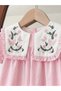 Rochie, roz - 9-12 luni - 4