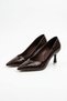 Hentor Women's Stiletto Heeled Shoes with Crocodile Pattern, Pointed Toe, Comfortable and Stylish Design, Hentor 6 cm - 5