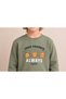 Boy's 100% Cotton Interlock Printed Long Sleeve Pajama Set - 6