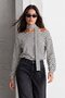 Open shoulder blouse with shawl accessory - 2