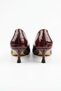 Galden Women's Heeled Shoes Pointed Toe Patent Leather Thin Heel Classic Stiletto Stylish Daily Model 2035 5 cm - 6