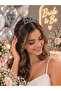 Bride Silver Mica Crown – Diamond Detailed Bride to Be Bridal Crown Bachelorette Party Accessory