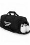 Unisex Black Sports Bag with Shoe Compartment and Shoulder Strap Fitness Training Bag 55X25X25Cm