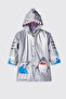 Kidorable Baby Boy Gray Shark Raincoat - 3