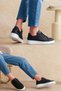 Kb-Kx7 Kuback Black-White Leather Casual Men's Shoes - 6