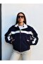 Contrast Detailed Stand Collar Jacket - 2
