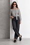 Open shoulder blouse with shawl accessory - 4