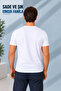 Men's Crew Neck Short Sleeve Undershirt Undershirt (Tutku Authorized Seller) Set of 3 – 1 Black 1 White 1 Gray - 7