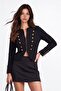 Gold Button Detailed Jacket - 3