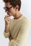 Single Button Ribbed Long Sleeve T-Shirt - 4