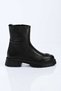 Laceless Zippered Genuine Leather Casual Boots 335-Rv-21 Women's Boots - 5