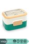 Bento 1010ml New Lunchbox Series, Double Color, Two Layers, One Steel Bowl, Two Mini Food Grade Plastic Containers, 16X10X11.5Cm Size, Stainless Steel Lunch Box, Children's First School Lunch Box, Bpa Free, Special Boxed - 2