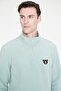 Men's Çağla Anti-Pilling, Non-Pilling, Cold-Proof, Standard Fit, Embroidered Sweatshirt Fleece - 4