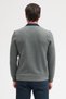 Men's Polo Neck Long Sleeve Sweatshirt - 7