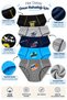 5-Pack Boys' 100% Cotton Slip Underwear with Printed Patterns, Assorted Colors, Ages 3-15 - 3