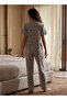 Star Print Button-Down Shirt and Pyjamas Set - 3