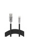Konfulon S48 Lightning Cable, iPhone Compatible, 1M, 3A - Black BX - 3