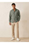 Basics Regular Fit Crinkled Textured Long Sleeves Shirt - 3
