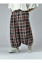 Plaid Adjustable Leg Super Oversize Men's Trousers Coc3378 - 2