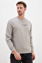 Perfect Printed Striped Pique Fabric Sweatshirt