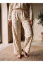 Intimates Viscose Teddy Bear Print Button-Down Shirt and Pyjama Set - 5