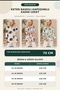 Linen Printed Adjustable Sleeve Long Sleeve Front Buttoned Hooded Women's Jacket in Various Sizes - 2