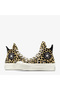 Chuck 70 Leopard Print De Luxe Squared Unisex Black Platform Sneaker - 6
