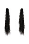 Buckle-Strapped Layered Cut Daal Ponytail / Dark Chestnut