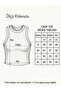 Women's Ribbed Closed Collar Thick Strap Crew Neck Basic Undershirt - 5